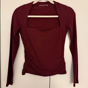 Abercrombie & Fitch Ava Long Sleeve Top